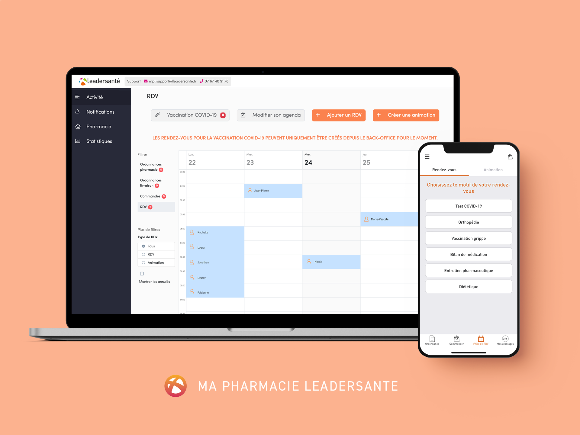 Ma Pharmacie Leadersanté - Application Mobile