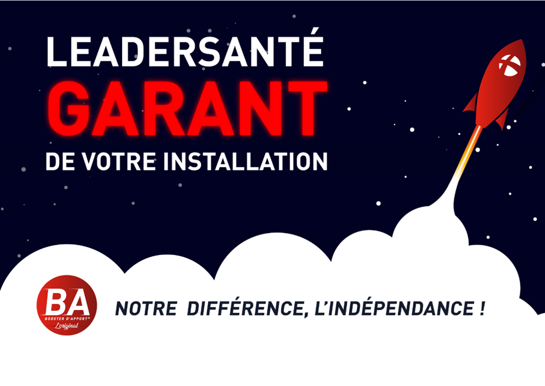 Le booster d'apport by Leadersanté - Installation